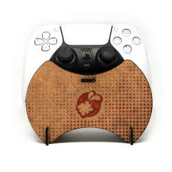 Support en bois personnalisable pour Manette "Abstrait"